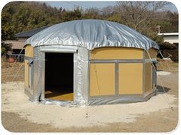Small Cardboard Octagon Cabin