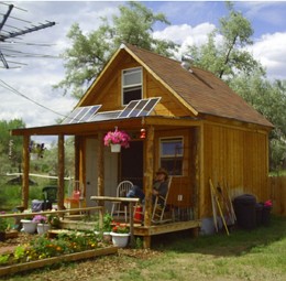 Simple Solar Cabin